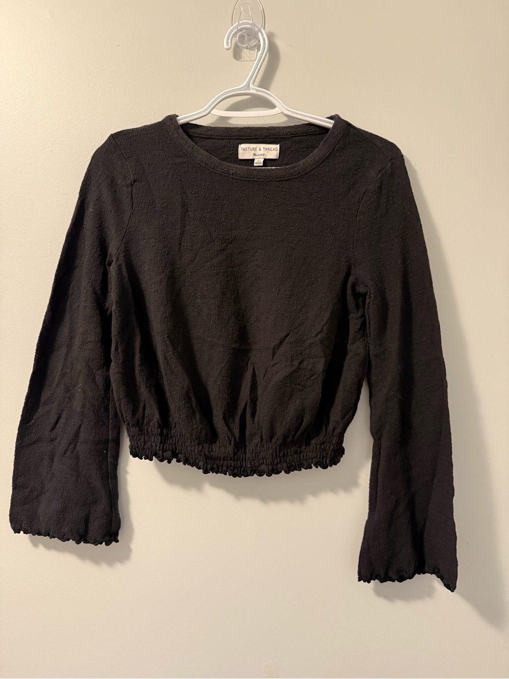 Madewell Cropped Long-Sleeve Top